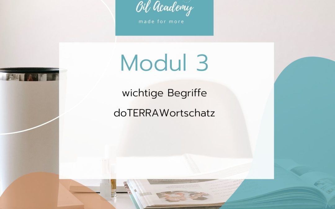 Modul 3 –  doTERRA Wortschatz